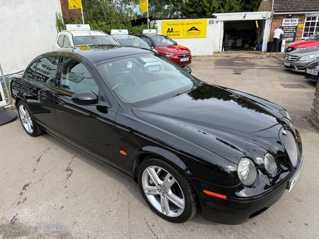 2005 Black Jaguar S-type R 4.2 V8