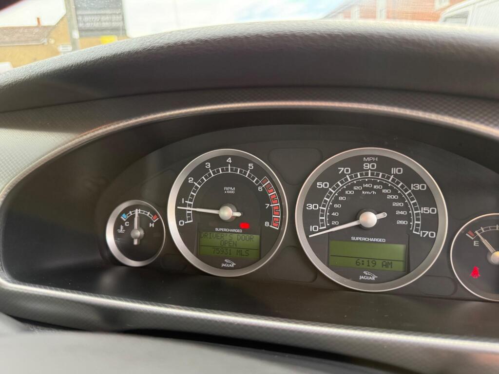 2005 Black Jaguar S-type R 4.2 V8
