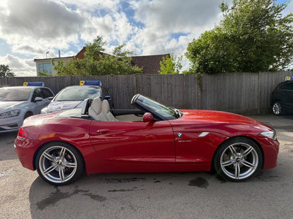 Bmw Z4 2010 3.0L V6 Convertible Hardtop Red